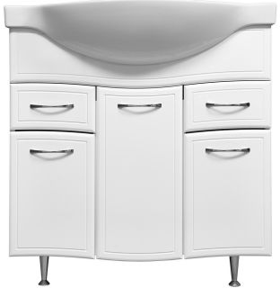 Тумба под раковину Stella Polar Концепт 90см белый SP-00000132